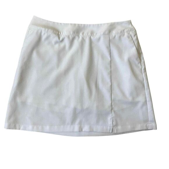 adidas Dresses & Skirts - Adidas Women's White Clima Cool Side Zip Athletic Tennis Golf Skirt Skort 10